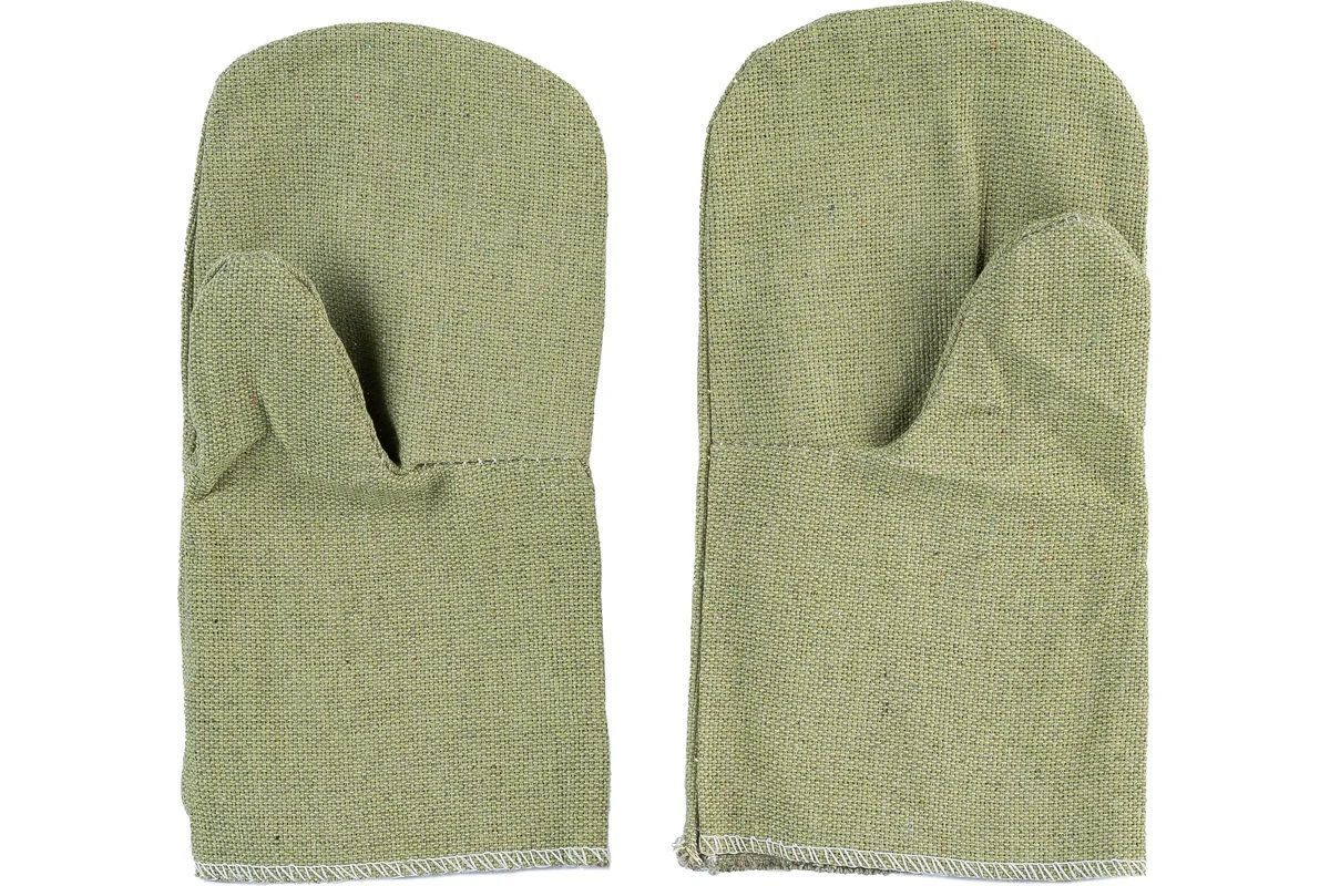 Рукавицы брезентовые с двойным наладонником